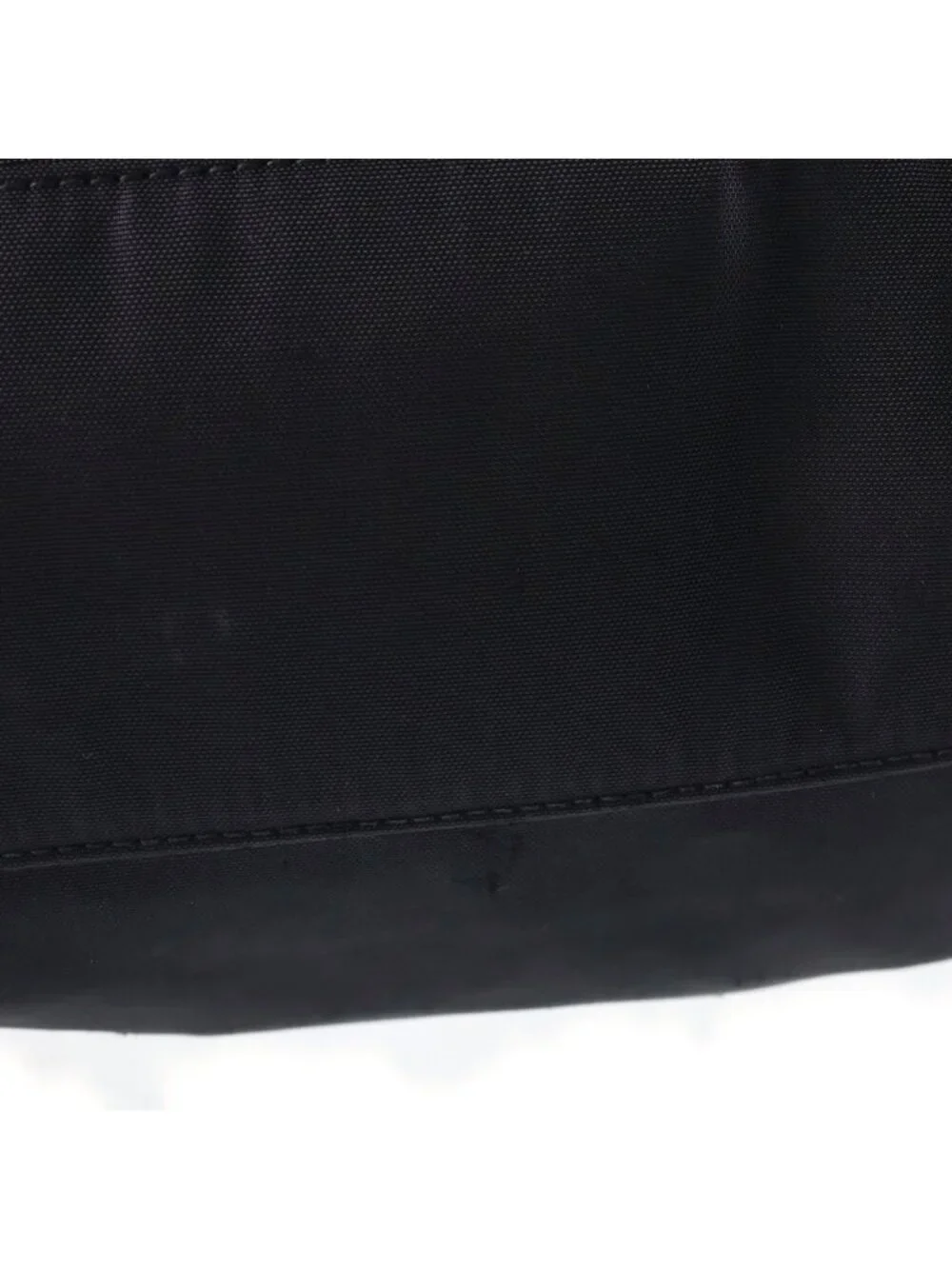 Balenciaga Logo Embroidery Nylon Backpack Black
